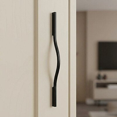 System Mobilya Kulbu Siyah 288mm Kulp (SY7050 0288 AL6) - System