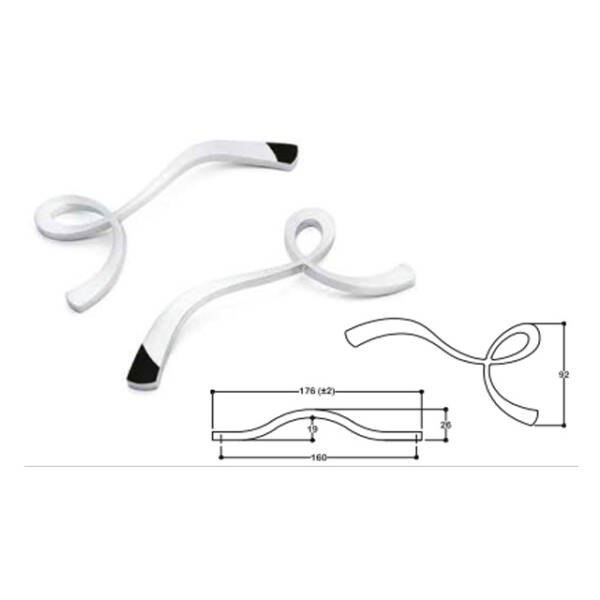 System Mobilya Kulpu Krom 160mm Seri Sonu Kulp (SY8147R 0160 CR) - 2