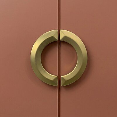 System Çekmece/Dolap Kulbu Gold Brunch 128mm (SY4820 0128 GB) - System