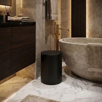 System Çöp Kovası Siyah Renk 3 Lt (BA4013 033 AL6-AL6) - System Banyo