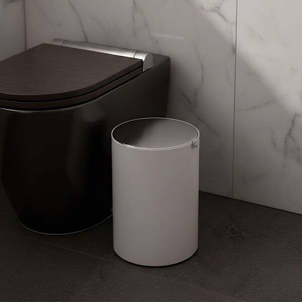 System Çöp Kovası Beyaz/Krom 3 Lt (BA4013 631 AL7-CR) - 1
