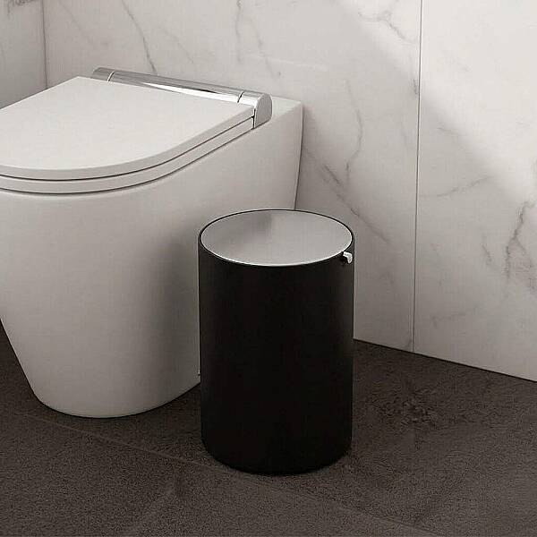 System Çöp Kovası Krom/Siyah (BA4013 631 AL6-CR) - 1