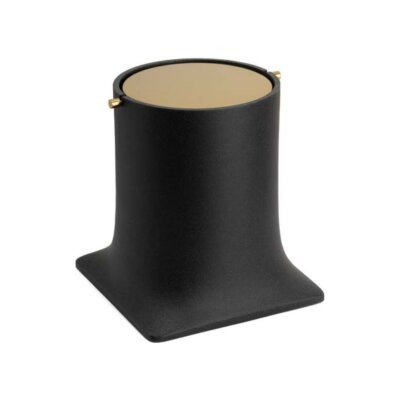 System Banyo Çöp Kovası 4 L Siyah/Gold Renk (BA4007 030 R2-GL) - 1
