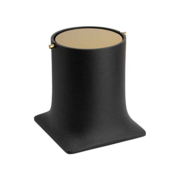 System Banyo Çöp Kovası 4 L Siyah/Gold Renk (BA4007 030 R2-GL) - 1