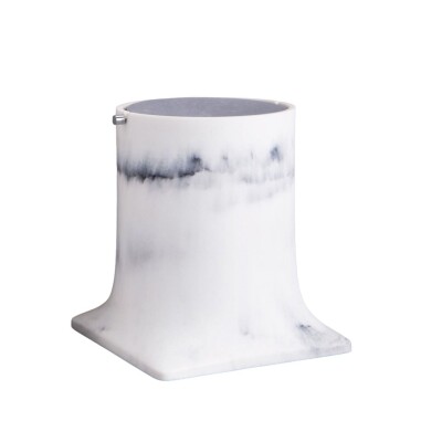 System Banyo Çöp Kovası 4 L Mermer/Krom Renk (BA4007 030 R3-CR) - 1