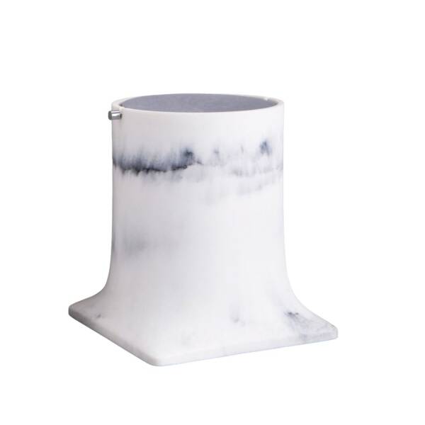 System Banyo Çöp Kovası 4 L Mermer/Krom Renk (BA4007 030 R3-CR) - 1