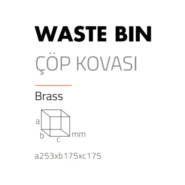 System Çöp Kovası Rose Renk 3 Lt (BA4013 031 RS-RS) - 3