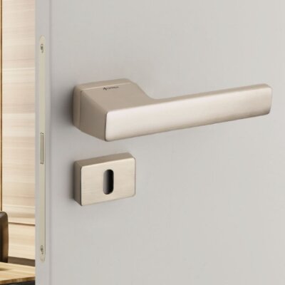 System Coral Kapı Kolu Nikel Saten Renk (HA200RO15 NB) - System