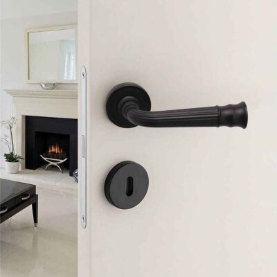 System Despina Kapı Kolu Siyah Renk (HA132RO14 AL6) - System