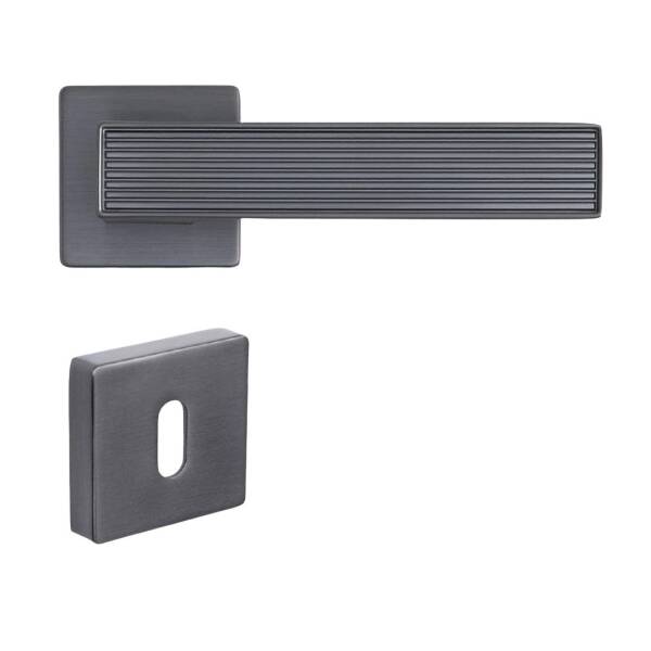 System Dia Füme Rozetli Kapı Kolu (HA257RO11 BBN) - 1