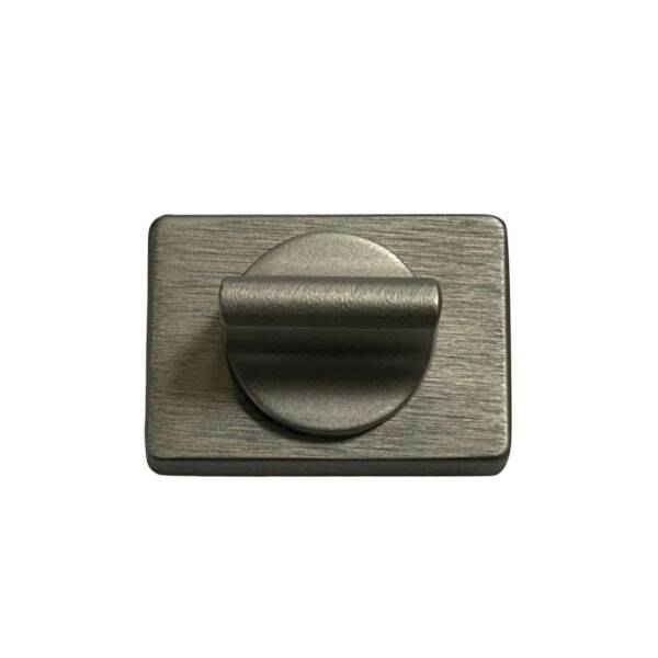 System Dikdörtgen WC Banyo Kapı Rozeti Fırçalı Saten Renk (RO15W ELX2) - 1