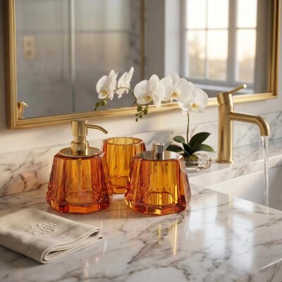 System Kristal Diş Fırçalığı Oranj Renk (BA2038 007 C6) - System Banyo