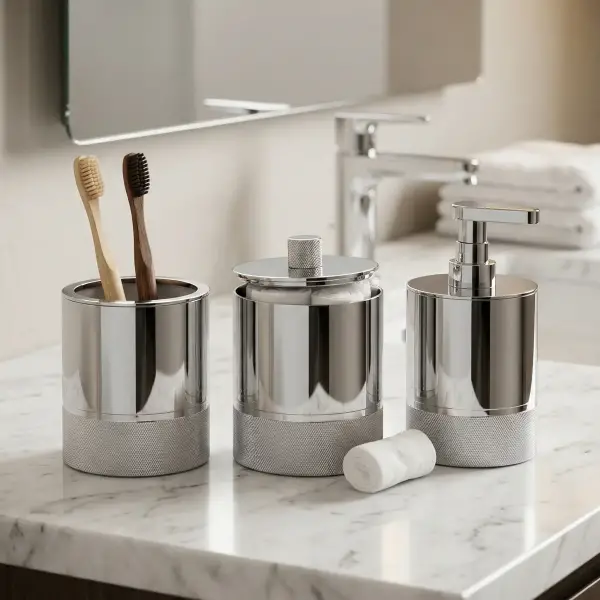 System Tezgah Üstü Diş Fırçalığı Krom Renk (BA2008 007 CR) - 1