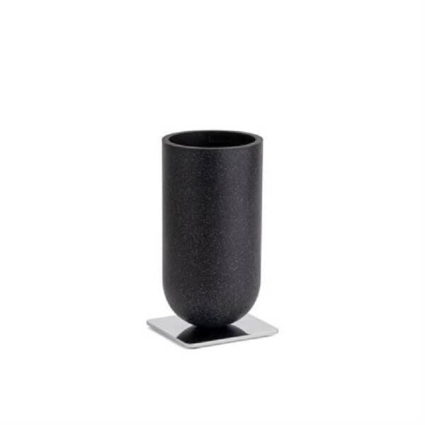 System Diş Fırçalığı Siyah/Krom Renk (BA2026 007 R2-CR) - 1