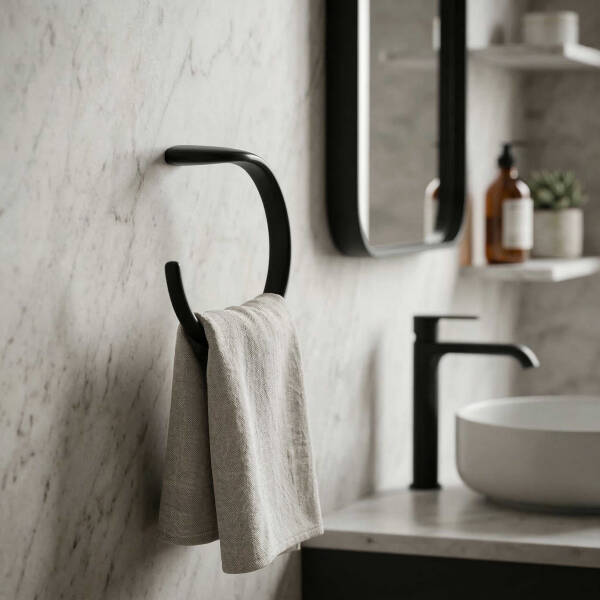 System Dorado Halka Havluluk Siyah Renk (BA1020 005 AL6) - 1