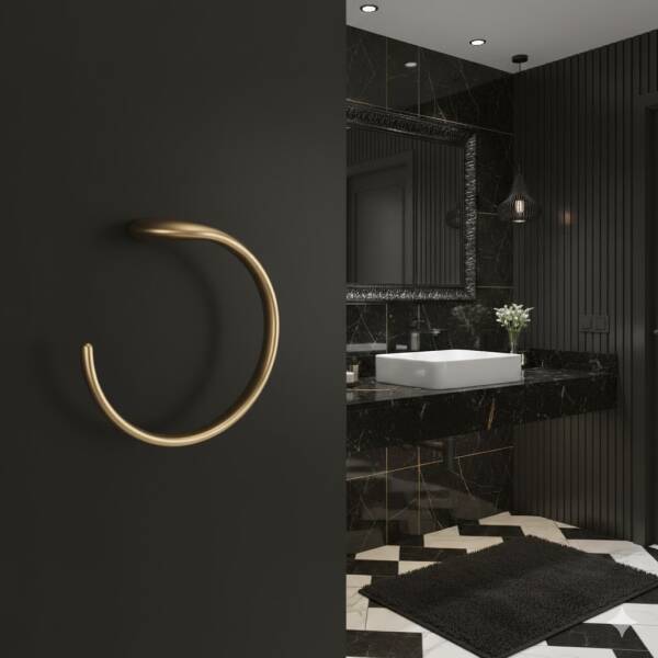 System Dorado Halka Havluluk Mat Altın (BA1020 005 GB) - 1