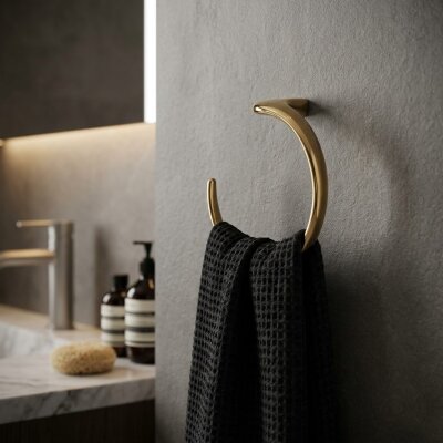 System Dorado Halka Havluluk Gold 202X72X199 mm (BA1020 005 GL) - System Banyo