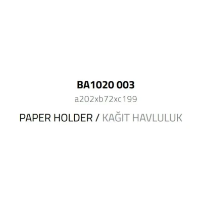 System Dorado Kağıt Havluluk Gold Renk (BA1020 003 GL) - 2
