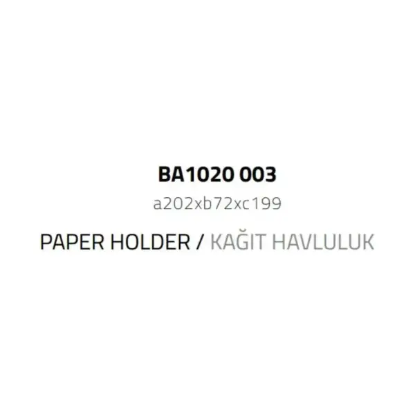 System Dorado Kağıt Havluluk Gold Renk (BA1020 003 GL) - 2