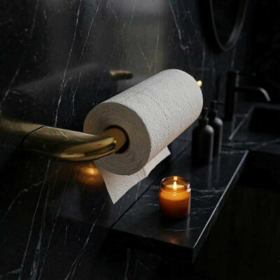 System Dorado Kağıt Havluluk Gold Renk (BA1020 003 GL) - System Banyo