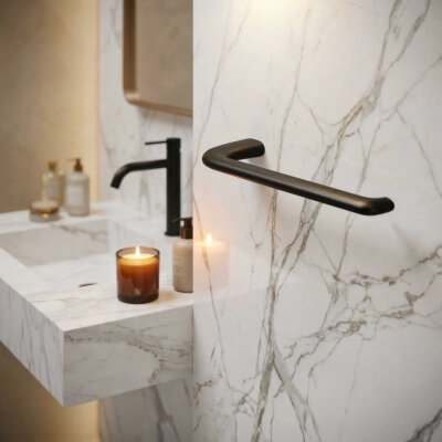 System Dorado Kağıt Havluluk Siyah Renk (BA1020 003 AL6) - System Banyo