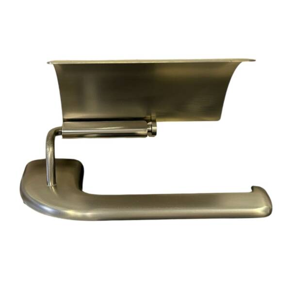 System Dorado Kapaklı Tuvalet Kağıtlığı Nikel Saten / Inox (BA1020 010 NBM) - 3