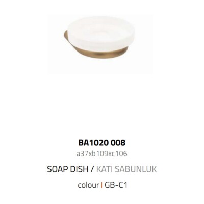 System Dorado Sabunluk Duvara Monte Gold Branch Renk (BA1020 008 GB-C1) - 2