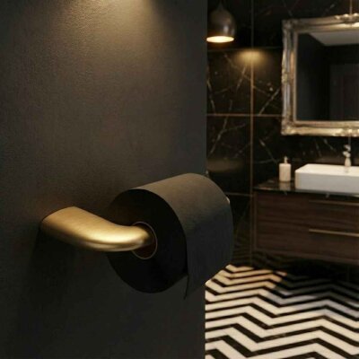 System Dorado Tuvalet Kağıtlığı Mat Altın Rengi (BA1020 002 GB) - System Banyo