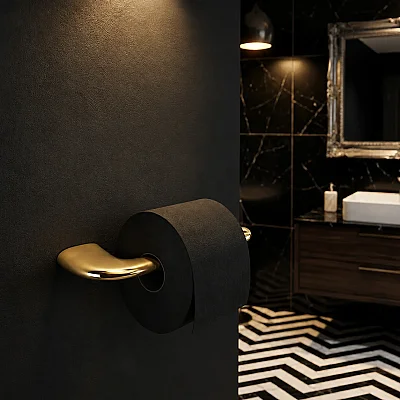 System Dorado Tuvalet Kağıtlığı Gold / Altın Rengi (BA1020 002 GL) - System Banyo (1)