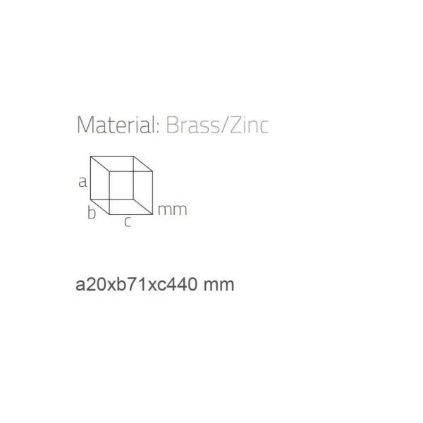 System Dorado Uzun Havluluk Krom (BA1020 004 CR) - 2