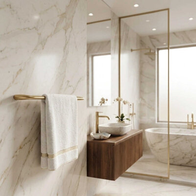 System Dorado Uzun Havluluk Gold Branch Renk (BA1020 004 GB) - System Banyo