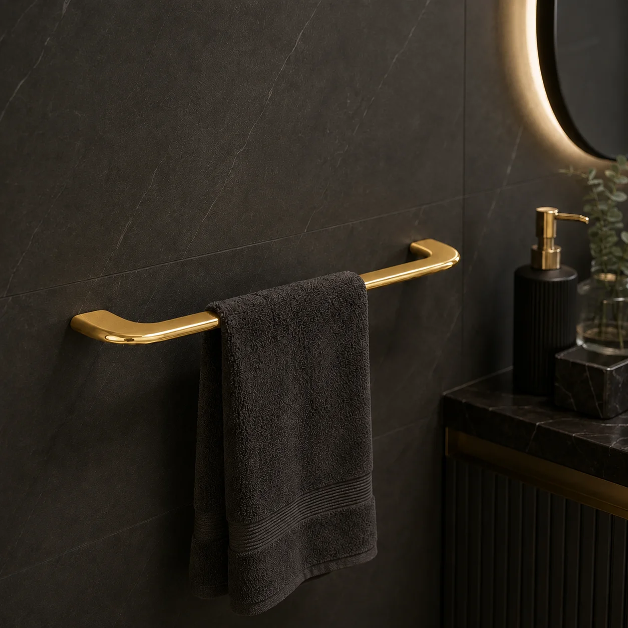 System Dorado Uzun Havlulu Gold Renk (BA1020 004 GL) - 1
