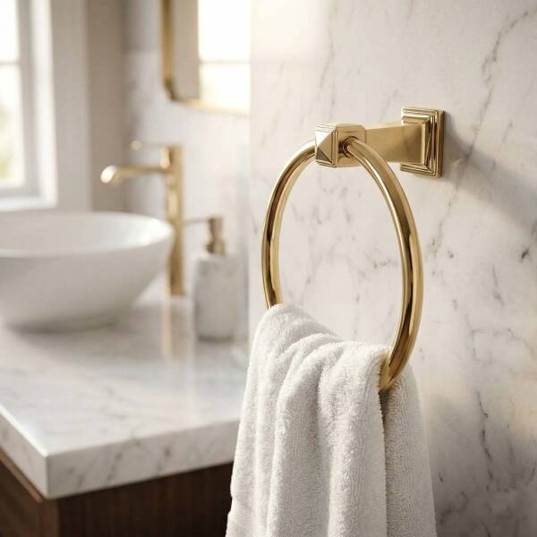 System Dorik Halka Havluluk Gold Renk (BA1036 005 GL) - 1