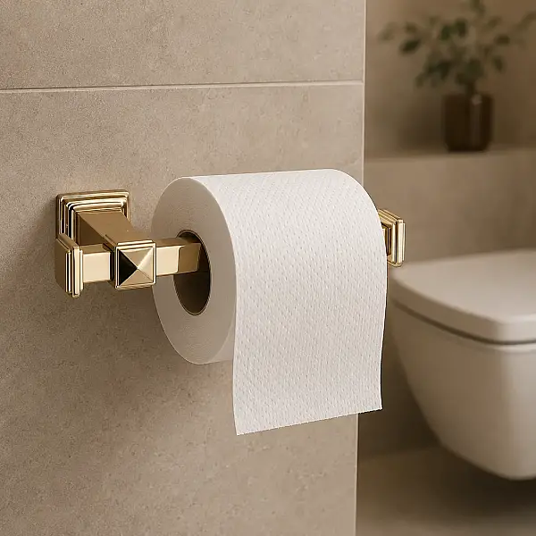 System Dorik Tuvalet Kağıtlığı Gold Renk (BA1036 002 GL) - 2
