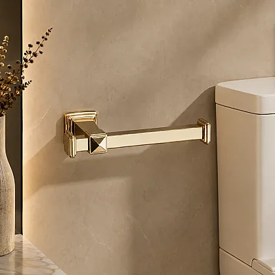 System Dorik Tuvalet Kağıtlığı Gold Renk (BA1036 002 GL) - 1