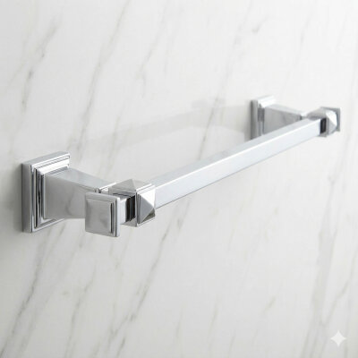 System Dorik 45cm Uzun Havluluk Krom Renk (BA1036 004 CR) - System Banyo