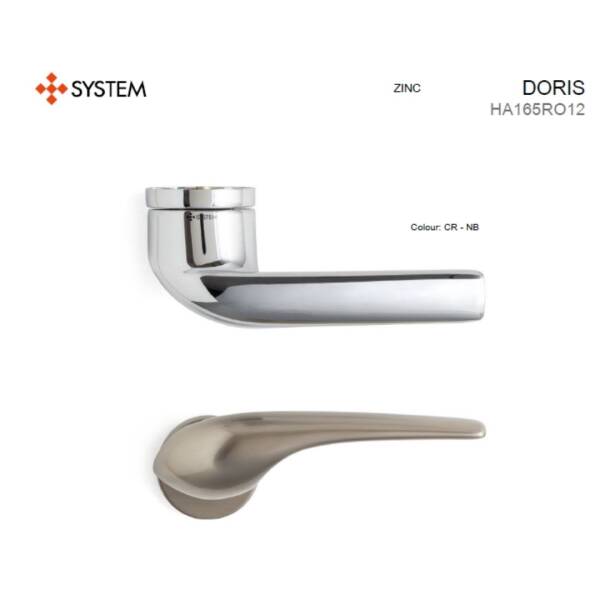 System Doris Kapı Kolu Krom Renk (HA165RO12 CR) - 2