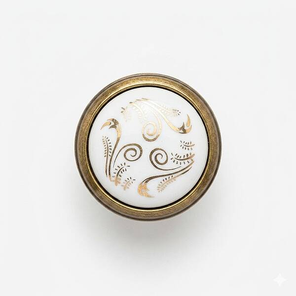 System Düğme Kulp Mat Bronz 8mm (SY4535 0008 MVB3) - 2