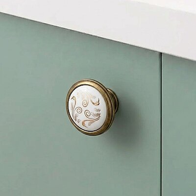 System Düğme Kulp Mat Bronz 8mm (SY4535 0008 MVB3) - System