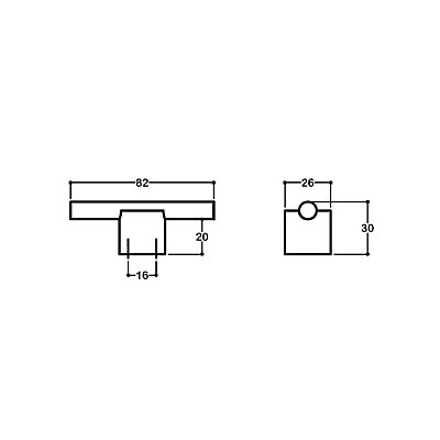 System Düğme Mobilya Kulbu Rose Renk 16mm Kulp (SY7415 0016 RS-RS) - 4