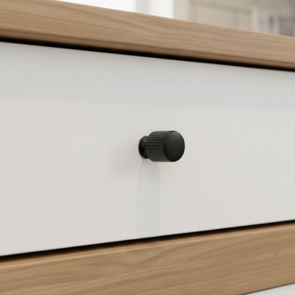 System Düğme Mobilya Kulbu Siyah Renk 20mm Kulp (SY1973 0020 AL6) - 1