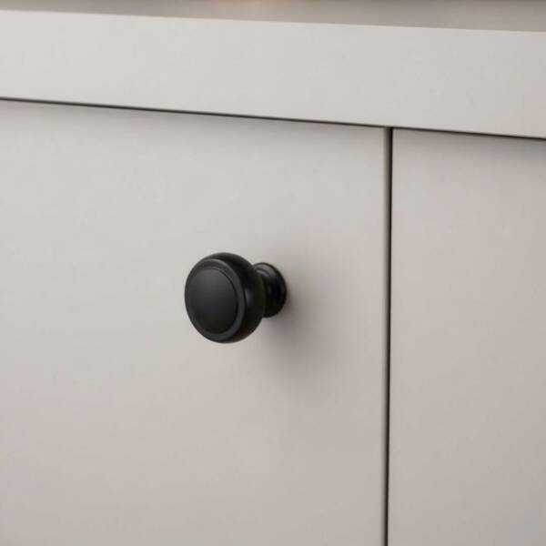 System Düğme Mobilya Kulbu Siyah Renk 32mm Kulp (SY1915 0032 AL6) - 1