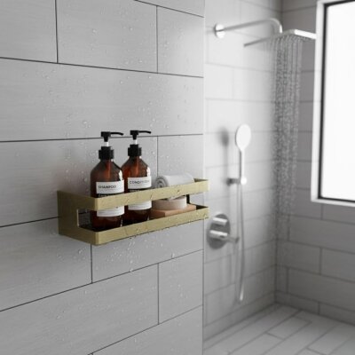 System Banyo Rafı Antik Sarı Renk 25cm (BA3000 043 ABM) - System Banyo