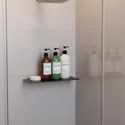 System Banyo Rafı Siyah Renk (BA3004 043 AL6) - System Banyo