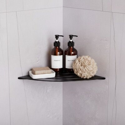 System Banyo Rafı Siyah Renk (BA3011 043 AL6) - System Banyo