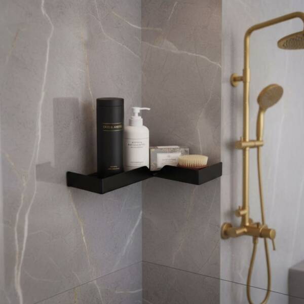 System Banyo Rafı Siyah Renk (BA3006 043 AL6) - 1