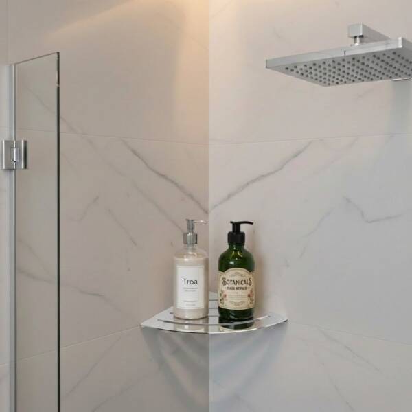 System Banyo Duş Rafı Krom Renk (BA3011 043 CR) - 1