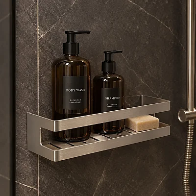 System Banyo Rafı Nikel Saten (BA3000 043 NBM) - System Banyo (1)