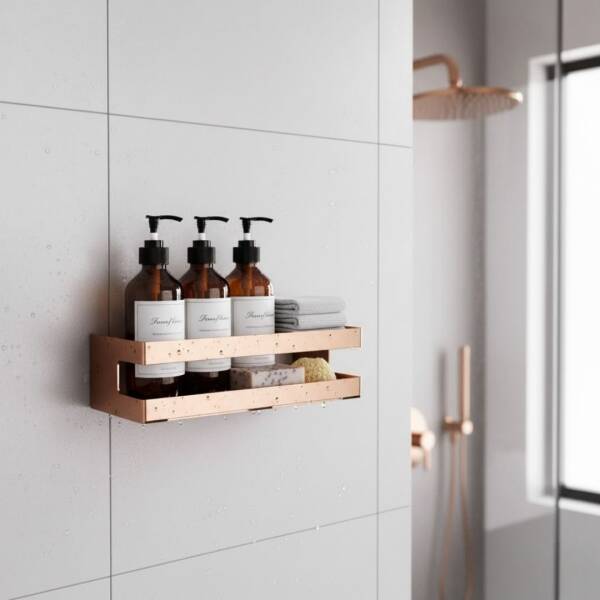 System Banyo Rafı Rose Renk (BA3000 043 RS) - 1