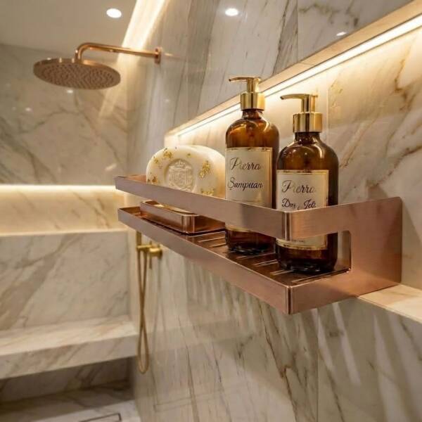 System Banyo Rafı Rose Renk (BA3001 043 RS) - 1